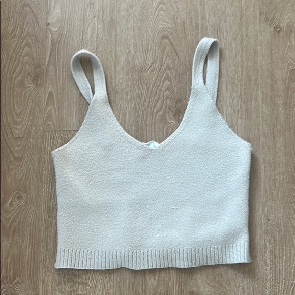 Double Zero knit Crop Tank Top - Picture 1 of 3